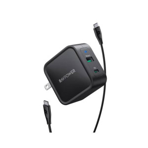 RAVpower PD Pioneer USB C Charger with USB C To USB C Cable (AMT-9240) RAVpower PD Pioneer USB C Charger with USB C To USB C Cable (AMT-9240)