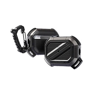 VRS Design Terra Guard Ultimate Case For AirPods Pro (2022) - Metal Black (AMT-8144)