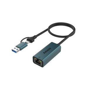 Amaze USB 3.0 + Type - C Ethernet Adapter (A425) Amaze USB 3.0 + Type - C Ethernet Adapter (A425)
