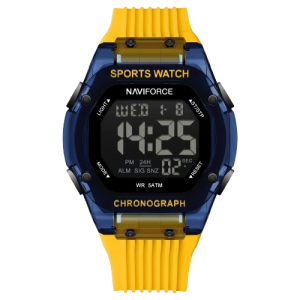 Naviforce Digital Storm Watch For Men Yellow (NF-7113-3) Naviforce Digital Storm Watch For Men Yellow (NF-7113-3)