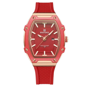 Naviforce Blossom Date Watch For Women Red (NF-8069-7) Naviforce Blossom Date Watch For Women Red (NF-8069-7)