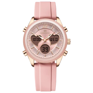 Naviforce Elegant Heart Watch For Women Pink (NF-5045-13) Naviforce Elegant Heart Watch For Women Pink (NF-5045-13)