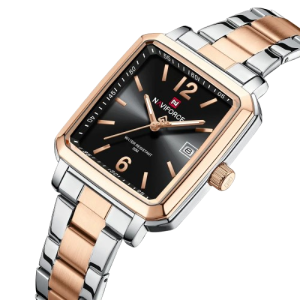 Naviforce Square Class Edition Watch For Women Two Tone (NF-9252g-4) Naviforce Square Class Edition Watch For Women Two Tone (NF-9252g-4)