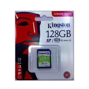 Kingston 128GB Convas MicroSDHC Class 10 Memory Card