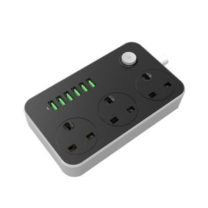 LDNIO 6 USB Charging Port 5V 3.4A Grounding Extension Power Socket (SC3604) LDNIO 6 USB Charging Port 5V 3.4A Grounding Extension Power Socket (SC3604)