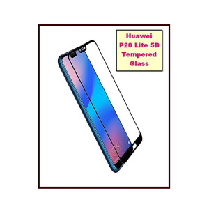 MISC 5D Tempered Glass Screen Protector For Huawei P20 Lite - Black MISC 5D Tempered Glass Screen Protector For Huawei P20 Lite - Black