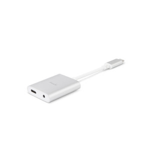 Moshi USB-C Digital Audio Adapter with Charging Silver (99MO084249) Moshi USB-C Digital Audio Adapter with Charging Silver (99MO084249)