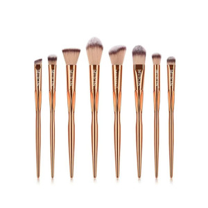 Muicin Luxe Gold Makeup Brushes - 8 Pieces Muicin Luxe Gold Makeup Brushes - 8 Pieces