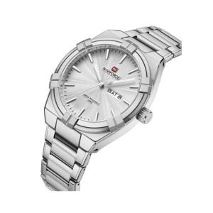 Naviforce Giorno Edition Watch For Men Silver (NF-9218-1) Naviforce Giorno Edition Watch For Men Silver (NF-9218-1)