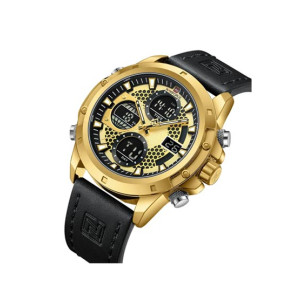 Naviforce Dual Time Editon Men's Watch Black (NF-9225-7)