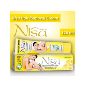 Nisa Hair Removal Cream Lemon 120ml Nisa Hair Removal Cream Lemon 120ml