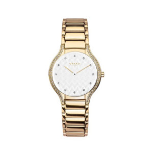 Obaku Acacie Cider Watch For Women's Gold (V276LEGISG)