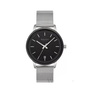Obaku Salvie Lille Monochrome Watch For Women's Silver (V270LDABMC) Obaku Salvie Lille Monochrome Watch For Women's Silver (V270LDABMC)