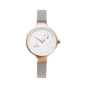 Obaku Eng Women's Watch Rose Bi (V201LDVWMC)