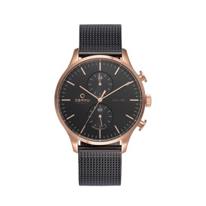 Obaku Gran Men's Watch Black (V196GUVBMB) Obaku Gran Men's Watch Black (V196GUVBMB)