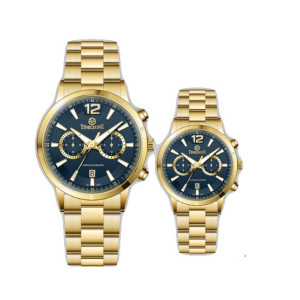 Timezone Oblique Axis Watch For Men (TZ-1322L)-Blue