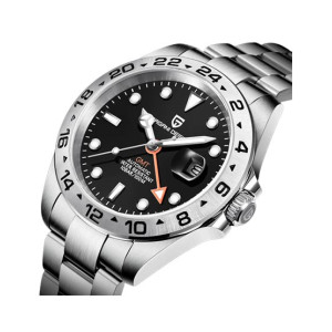 Pagani Design Automatic Edition Watch For Men's Silver (Pd-1682-2) Pagani Design Automatic Edition Watch For Men's Silver (Pd-1682-2)