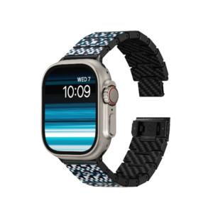 Pitaka Dreamland Chroma Carbon Strap For Apple Watch Ultra - Mosaic (PIT-0018) Pitaka Dreamland Chroma Carbon Strap For Apple Watch Ultra - Mosaic (PIT-0018)