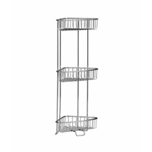 Premier Home 3 Tier Chrome Storage Caddy (0507656) Premier Home 3 Tier Chrome Storage Caddy (0507656)