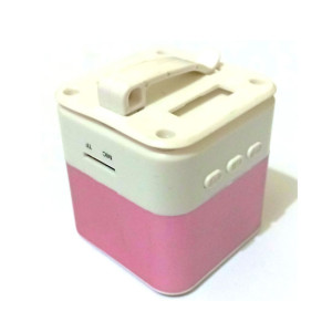 Quickshopping Texture Mini Bluetooth Speaker Pink Quickshopping Texture Mini Bluetooth Speaker Pink