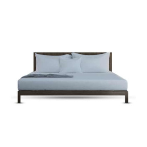 Rainbow Linen Bed Sheet Set Queen Size Silver Grey (Pack Of 3)