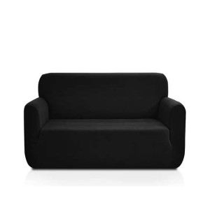 Rainbow Linen Sofa Cover Black (6 Seater) Rainbow Linen Sofa Cover Black (6 Seater)