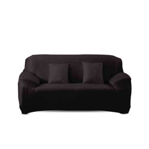 Rainbow Linen Sofa Cover Black (7 Seater) Rainbow Linen Sofa Cover Black (7 Seater)
