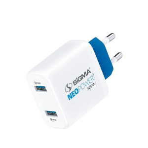 Sigma Neo Power QC2 Charger White Sigma Neo Power QC2 Charger White