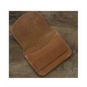 Snug Tanned Leather Card Holder For Men Canary Snug Tanned Leather Card Holder For Men Canary