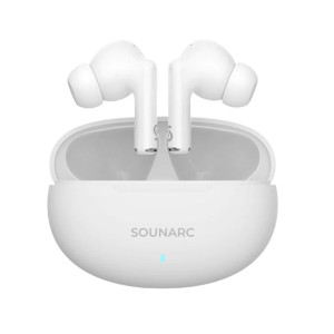 Sounarc Q1 Ergonomic Fit Wireless Bluetooth Earbuds - White (SOU-0002) Sounarc Q1 Ergonomic Fit Wireless Bluetooth Earbuds - White (SOU-0002)