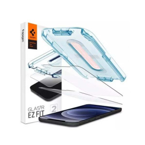 Spigen EZ Fit Screen Protector For iPhone 12 Mini Pack Of 2 Spigen EZ Fit Screen Protector For iPhone 12 Mini Pack Of 2