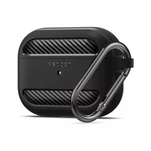 Spigen Rugged Armor Case For Apple AirPods Pro - Matte Black (ASD00540) Spigen Rugged Armor Case For Apple AirPods Pro - Matte Black (ASD00540)