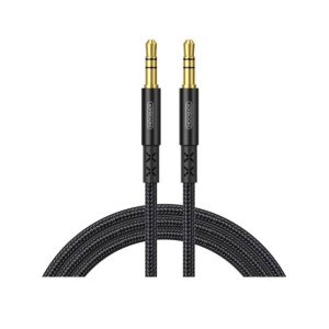 Joyroom 6 ft Aux Audio Cable Black (SY-20A1) Joyroom 6 ft Aux Audio Cable Black (SY-20A1)