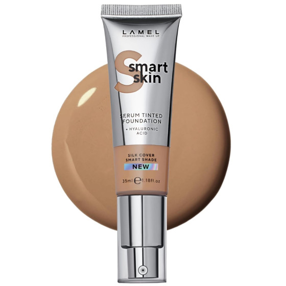 iShopping - Lamel Smart Skin Serum Tinted Foundation - 407 Peach Beige 35ml
