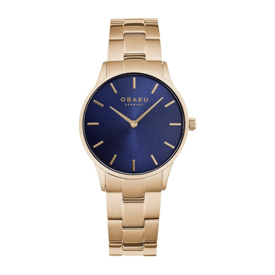 iShopping - Obaku Lyng Lille Lapis Watch For Women's Rose Gold (V247LXVLSV)