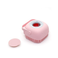 F.A Communications Silicone Bath Body Brush With Soap Dispenser