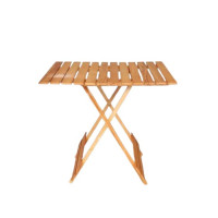 Muzamil Store Foldable Wood Coffee Table - Brown