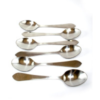 ZS Store Stainless Steel Dinner Spoon Pack Of 6