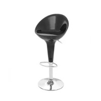 Easy Shop Spinning Bar Stool Black