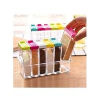 G-Mart Acrylic Spices Jar Set 6 Pcs