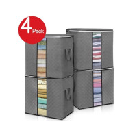 Karachi Shop Plastic Bag Storage Organizer - Pack of 4