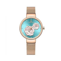 NaviForce Flower Textured Women’s Watch Golden (NF-5013-3)