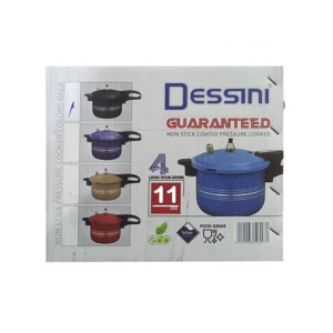 Dessini Non Stick Pressure Cooker 11 Ltr