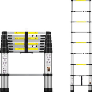 Promax Aluminum Telescopic Ladder - 9 Fit