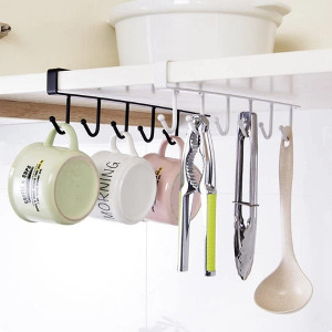 Promax Metal Hanging Rack - 6 Hooks