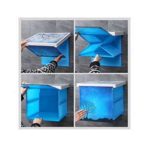 Muzamil Store Folding Storage Cabinet bathroom