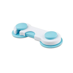 Muzamil Store Refrigerator Lock With Two Buttons For Kids