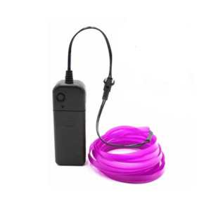 Muzamil Store Flexible Wire Neon LED Rope Tube Cable 9ft - Light Purple