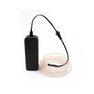 Muzamil Store Flexible Wire Neon LED Rope Tube Cable 9ft - White