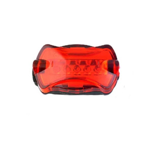 Muzamil Store 5 LED Rear Tail Back Light For Bicycle